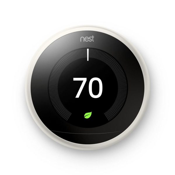 Google Nest Learning Thermostat 3rd Gen White 2 Pack (T3017US) Cheap