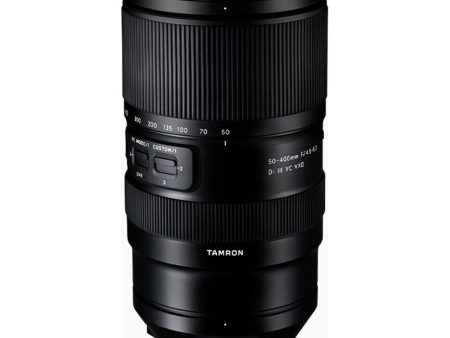 Tamron 50-400mm F 4.5-6.3 Di III VC VXD Telephoto Lens for Sony E-Mount (A067) For Sale