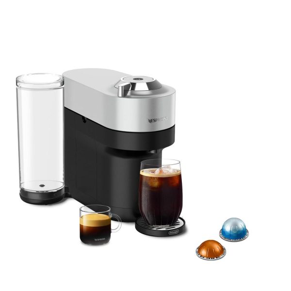 Nespresso Vertuo Pop+ Deluxe Espresso Machine (Silver) w  Altissio Capsules 30-Pack Online now