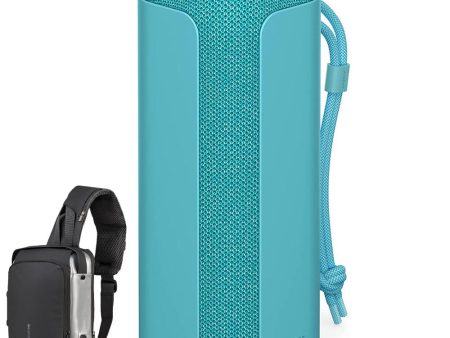 Sony XE200 X-Series Portable Wireless Speaker Blue + Deco Essential Sling Backpack Cheap