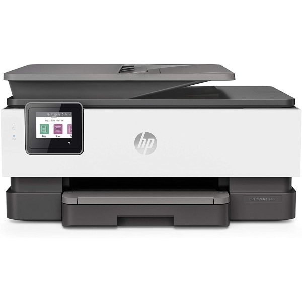 Hewlett Packard OfficeJet 8022e All-in-One Wireless InkJet Color Printer, Refurbished Online