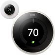 Google Nest Learning Smart Thermostat 3rd Gen White T3017US + elago Wall Plate Cover For Cheap