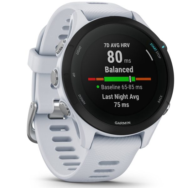 Garmin Forerunner 255S Music GPS Smartwatch, Whitestone Cheap